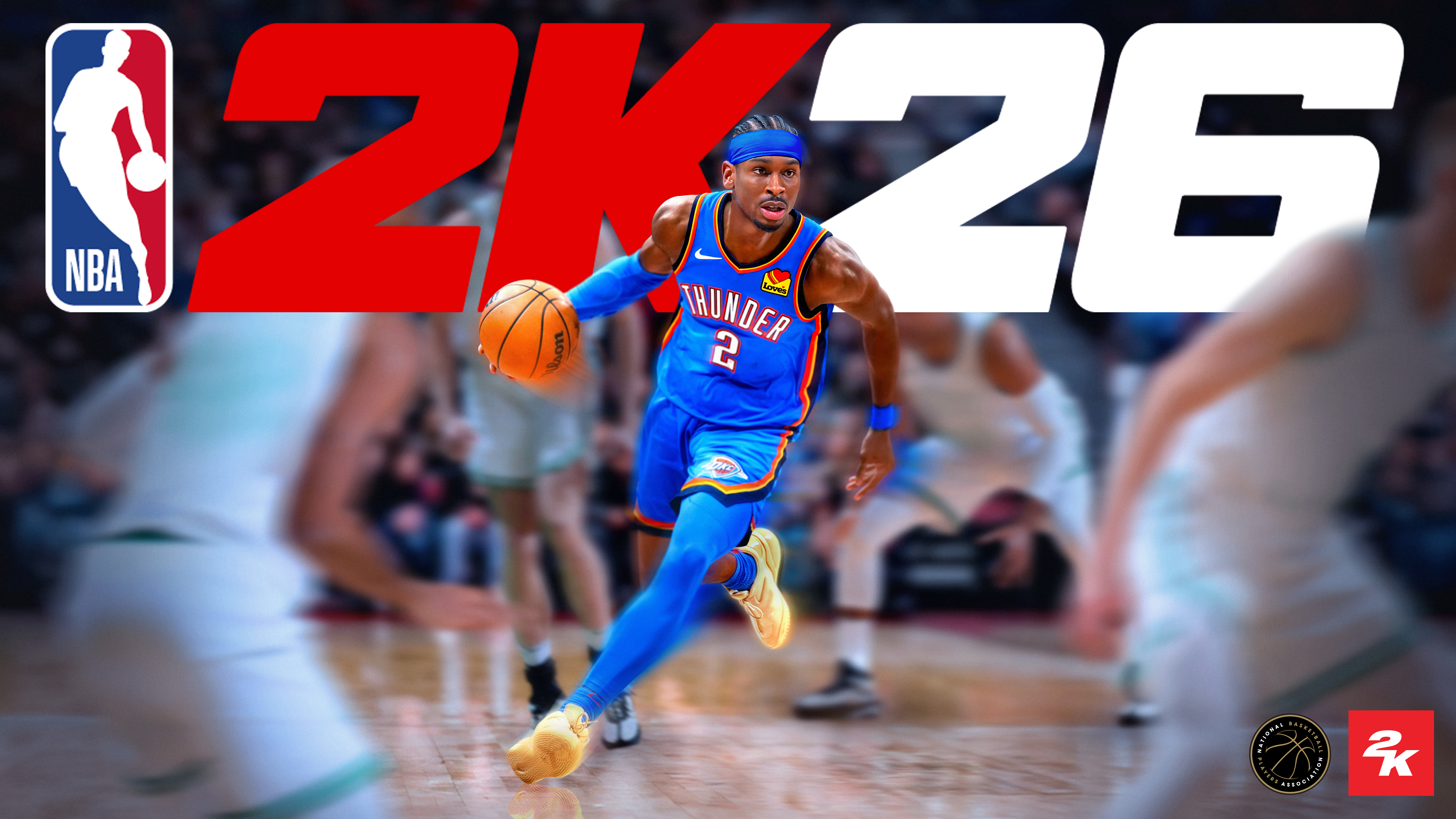 Gilgeous-Alexander Slam Dunks onto NBA 2K26 Cover